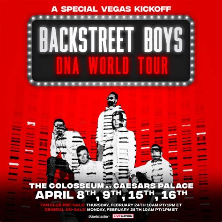 The Backstreet Boys Announce Their DNA World Tour, Kicks Off In Las Vegas This April – Celeb Secrets